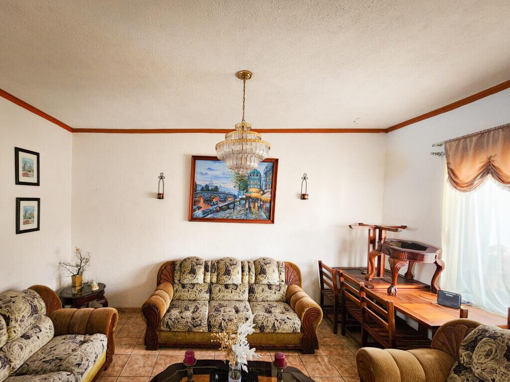 Sala de estar de Casa Gaby